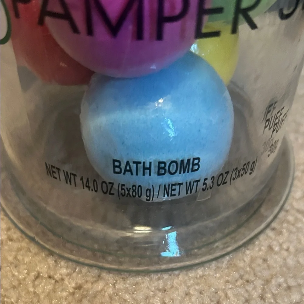 Spa Bath Bomb Gift Set • Multicolor Relaxing Self Care Bath Fizzies Bundle